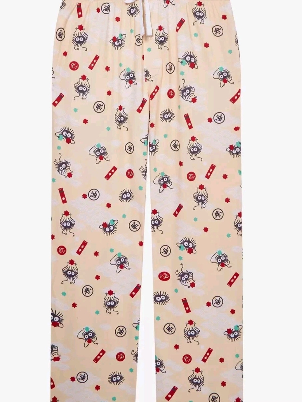 Unisex Studio Ghibli Soot Sprite Printed Pajama Pants NWOT